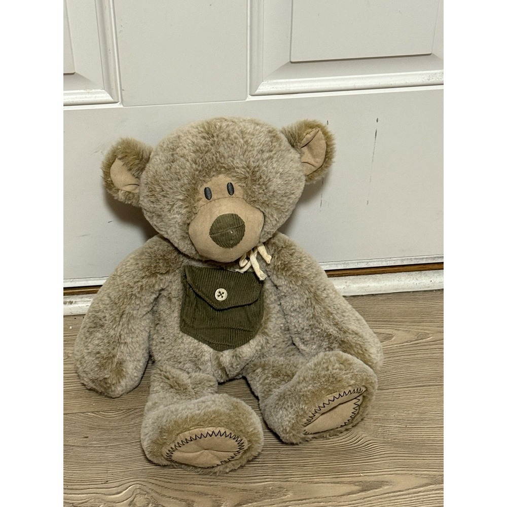 DEMDACO Pocket Prayer Teddy Bear 14"soft Plush Brown‎ Bear For Faith  And Prayer